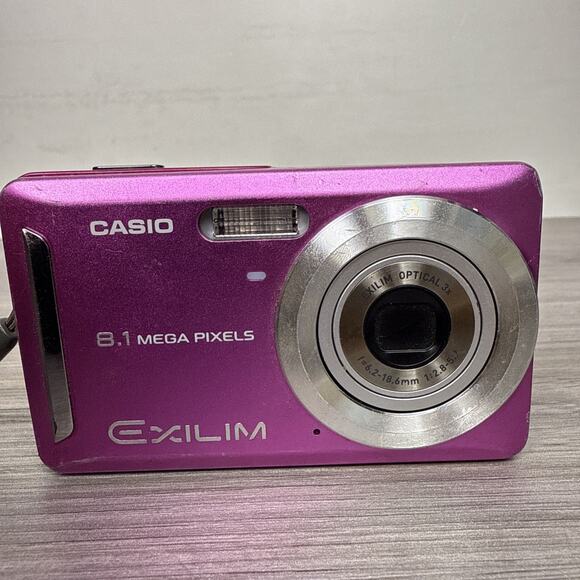 Casio Exilim EX-Z9 8.1MP Digital Camera Pink See Description - Picture 2 of 9